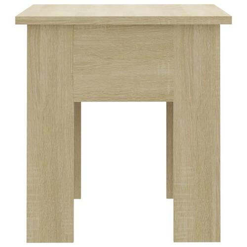 Sofabord 40x40x42 cm spånplade sonoma-eg