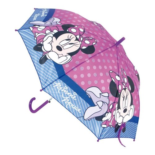 Minnie Mouse automatisk paraply - Lucky Pink, Ø 84 cm