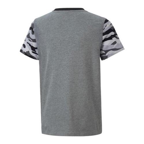 Kortærmet T-shirt til Børn Puma ESS+ Camo Sort 5-6 år