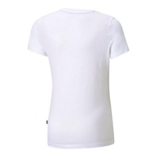 Puma ESS Logo T-shirt til piger, hvid - 5-6 år