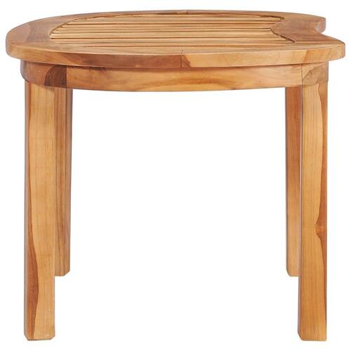 Sofabord 90 x 50 x 45 cm massivt teaktræ