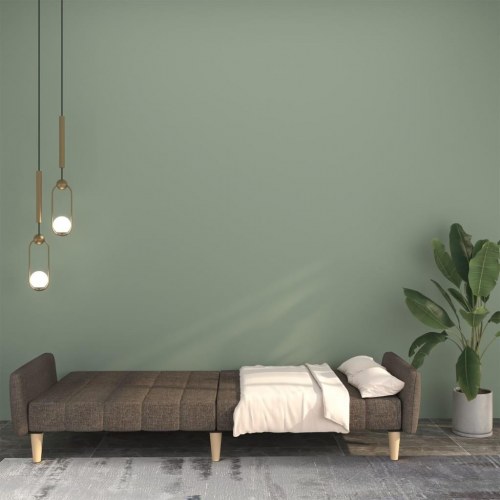 2-personers sovesofa stof brun