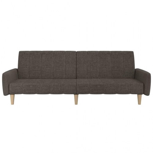 2-personers sovesofa stof brun
