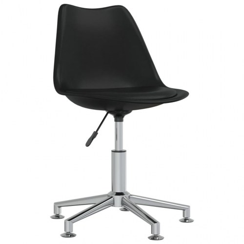 Drejelig kontorstol kunstlæder sort