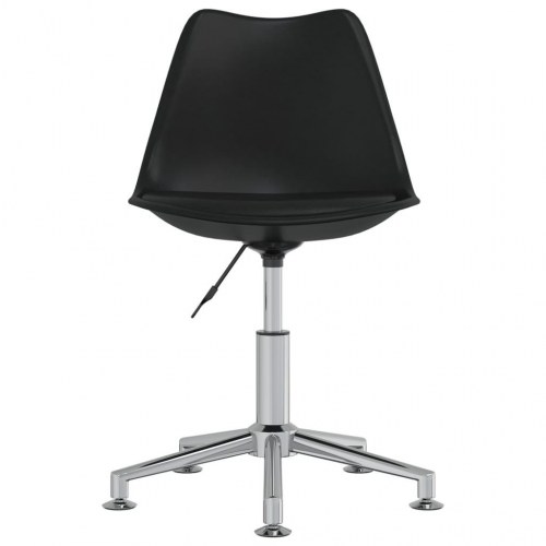 Drejelig kontorstol kunstlæder sort