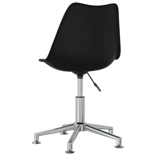 Drejelig kontorstol kunstlæder sort