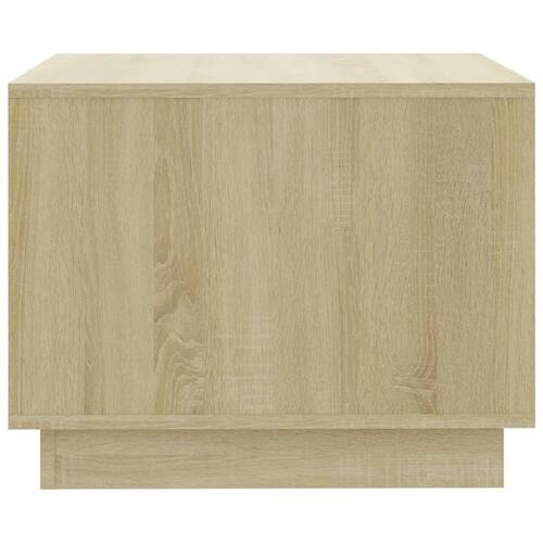 Sofabord 55x55x43 cm konstrueret træ sonoma-eg