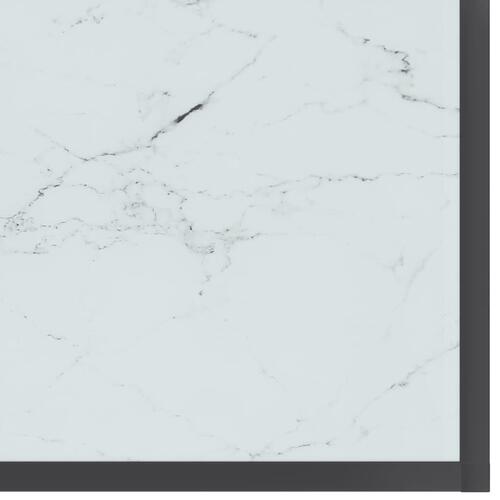 Konsolbord 180x35x75,5 cm hærdet glas hvid