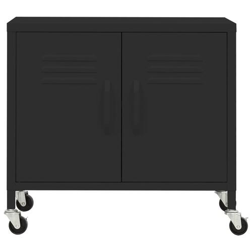 Opbevaringsskab 60x35x56 cm stål sort