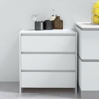 Skænk 70x41x75 cm spånplade hvid