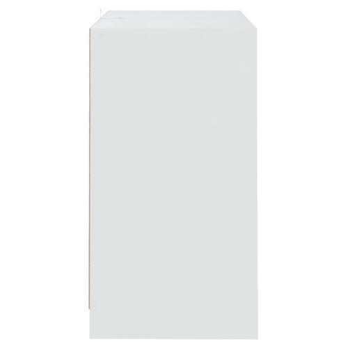 Skænk 70x41x75 cm konstrueret træ hvid