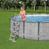 Bestway Flowclear poolstige med 4 trin 122 cm