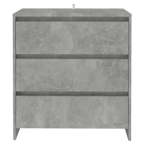Skænk 70x41x75 cm konstrueret træ betongrå