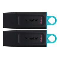 USB-stik Kingston DataTraveler Exodia Grøn 64 GB 2 stk