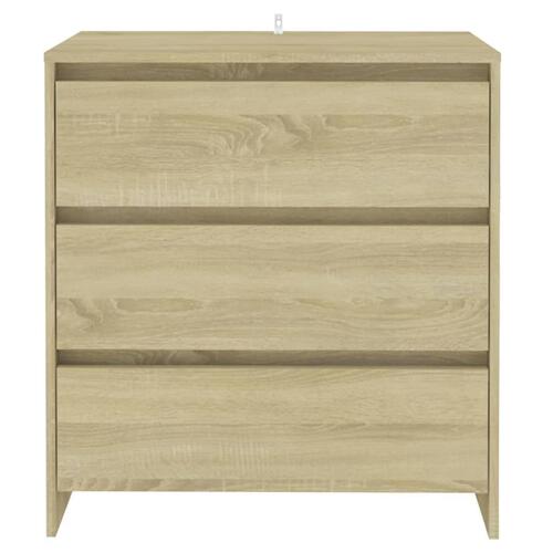 Skænk 70x41x75 cm konstrueret træ sonoma-eg
