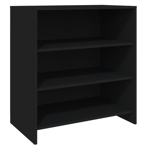 Skænk 70x40,5x75 cm konstrueret træ sort