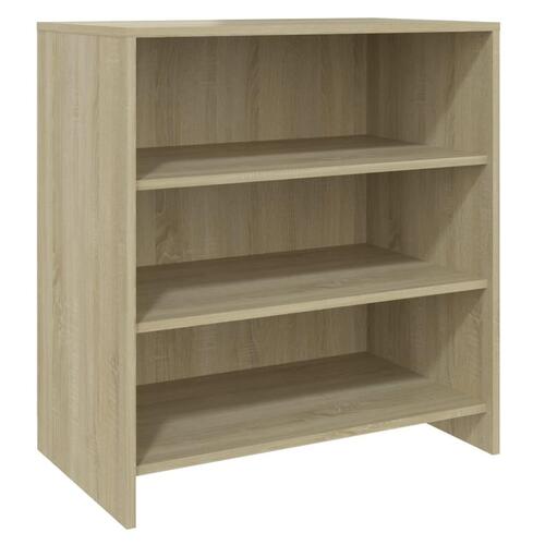 Skænk 70x40,5x75 cm konstrueret træ sonoma-eg