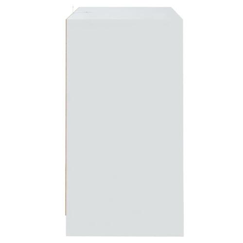 Skænk 70x41x75 cm konstrueret træ hvid
