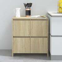 Skænk 70x41x75 cm spånplade sonoma-eg