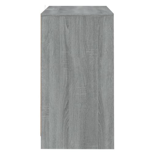 Skænk 70x41x75 cm konstrueret træ grå sonoma-eg
