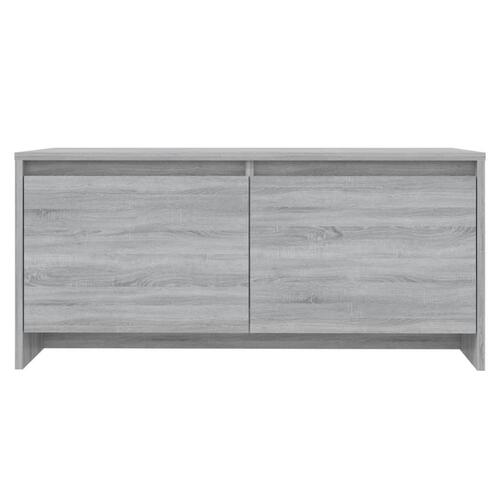Sofabord 90x50x41,5 cm konstrueret træ grå sonoma-eg