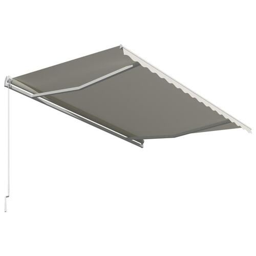 Foldemarkise manuel betjening 400 x 300 cm cremefarvet