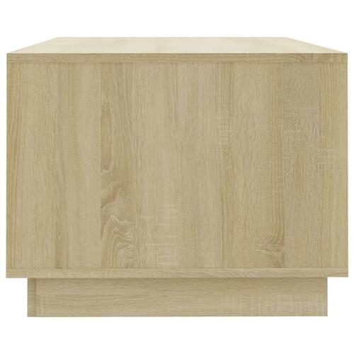 Sofabord 102x55x43 cm konstrueret træ sonoma-eg
