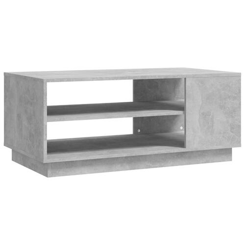 Sofabord 102x55x43 cm konstrueret træ betongrå