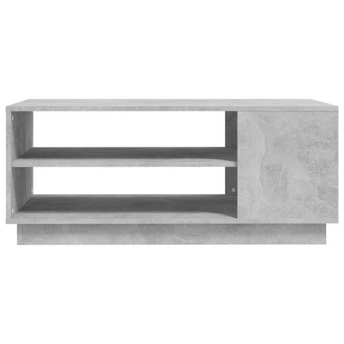Sofabord 102x55x43 cm konstrueret træ betongrå