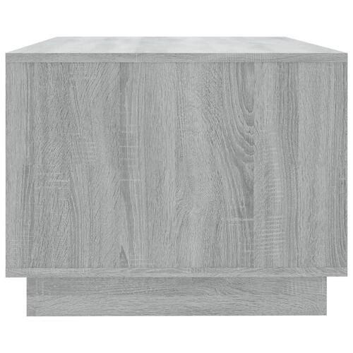 Sofabord 102x55x43 cm konstrueret træ grå sonoma-eg