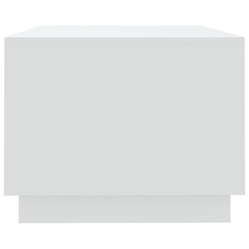 Sofabord 102x55x43 cm konstrueret træ hvid