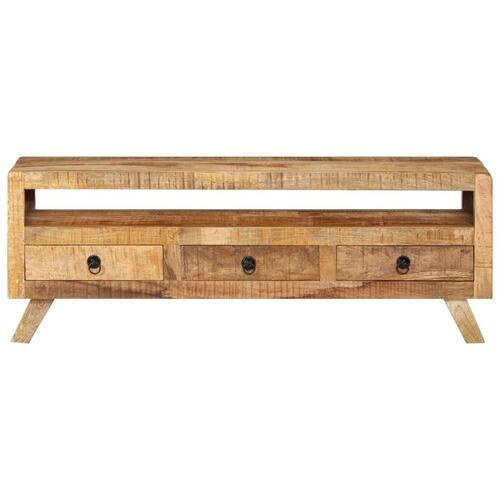 Tv-bord 110x30x40 cm massivt mangotræ