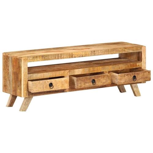 Tv-bord 110x30x40 cm massivt mangotræ