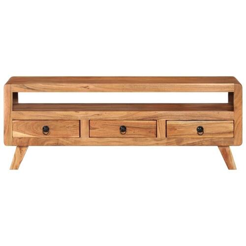 Tv-bord 110x30x40 cm massivt akacietræ