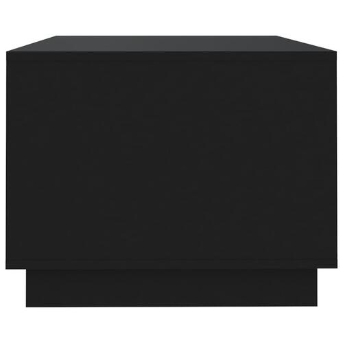Sofabord 102x55x43 cm konstrueret træ sort