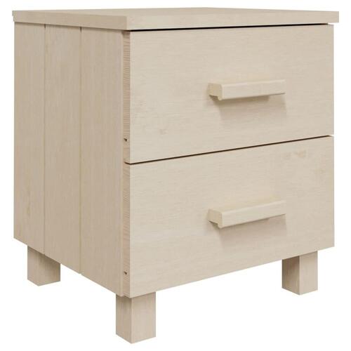 Sengeskab HAMAR 40x35x44,5 cm massivt fyrretræ honningfarvet
