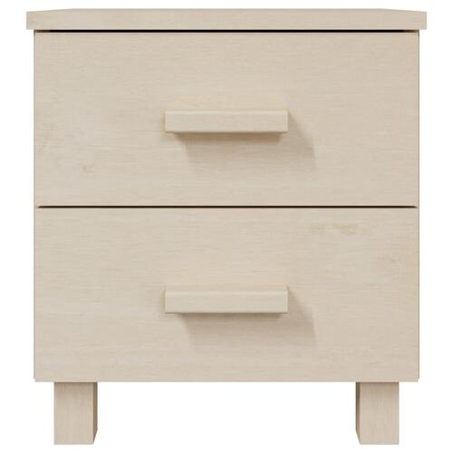 Sengeskab HAMAR 40x35x44,5 cm massivt fyrretræ honningfarvet