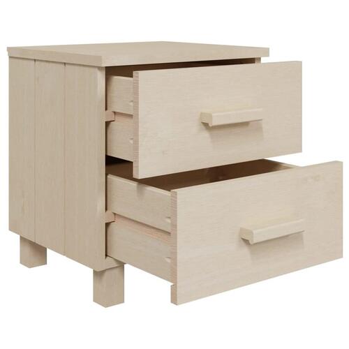 Sengeskab HAMAR 40x35x44,5 cm massivt fyrretræ honningfarvet