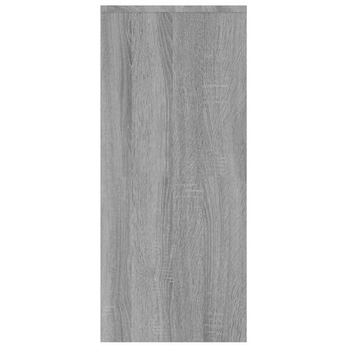 Skænk 102x33x75 cm konstrueret træ grå sonoma-eg