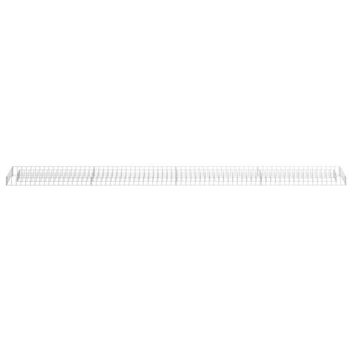 Gabion-højbed 360x30x10 cm galvaniseret stål