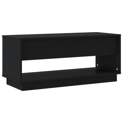 Tv-bord 102x41x44 cm spånplade sort