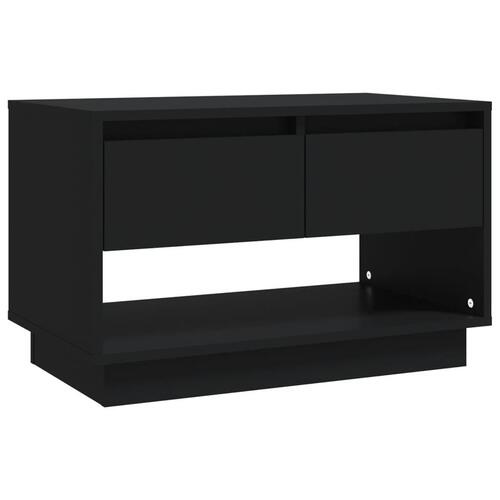 Tv-skab 70x41x44 cm spånplade sort