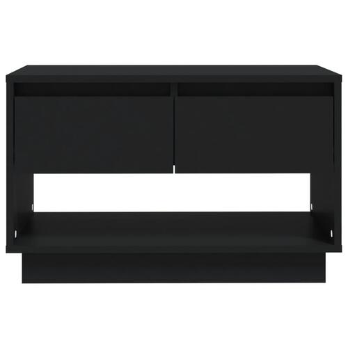 Tv-skab 70x41x44 cm spånplade sort