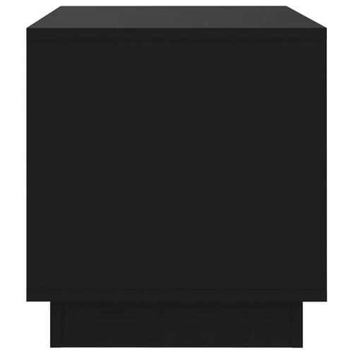 Tv-skab 70x41x44 cm spånplade sort
