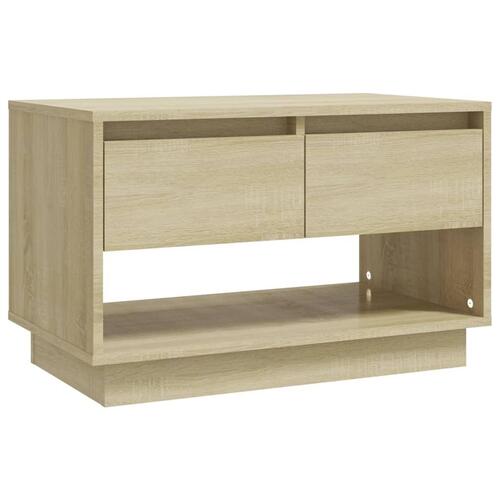 Tv-bord 70x41x44 cm spånplade sonoma-eg