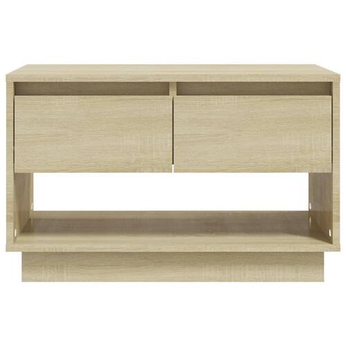 Tv-bord 70x41x44 cm spånplade sonoma-eg