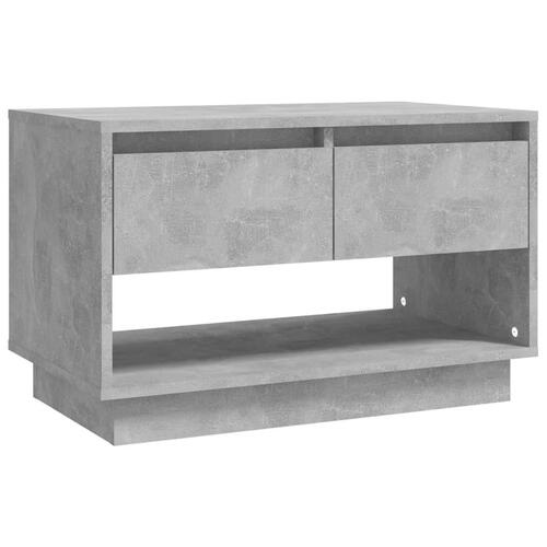 Tv-bord 70x41x44 cm spånplade betongrå