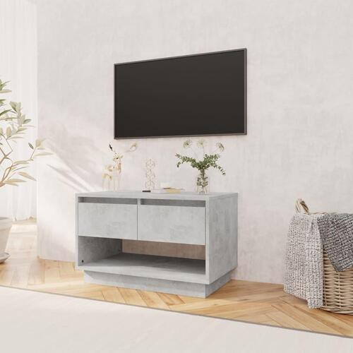 Tv-bord 70x41x44 cm spånplade betongrå