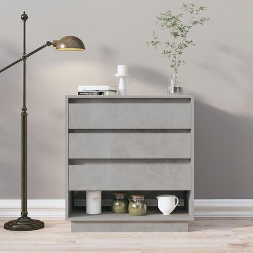 Skænk 70x41x75 cm spånplade betongrå
