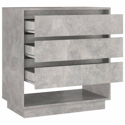 Skænk 70x41x75 cm spånplade betongrå